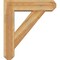 Ekena Millwork Traditional Craftsman Rough Sawn Bracket w/ Offset Brace, Western Red Cedar, 8"W x 30"D x 34"H BKT0806X30X34TRA04RWR - alternate 2